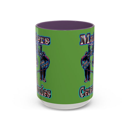 em cee squared - Accent Mug (green)