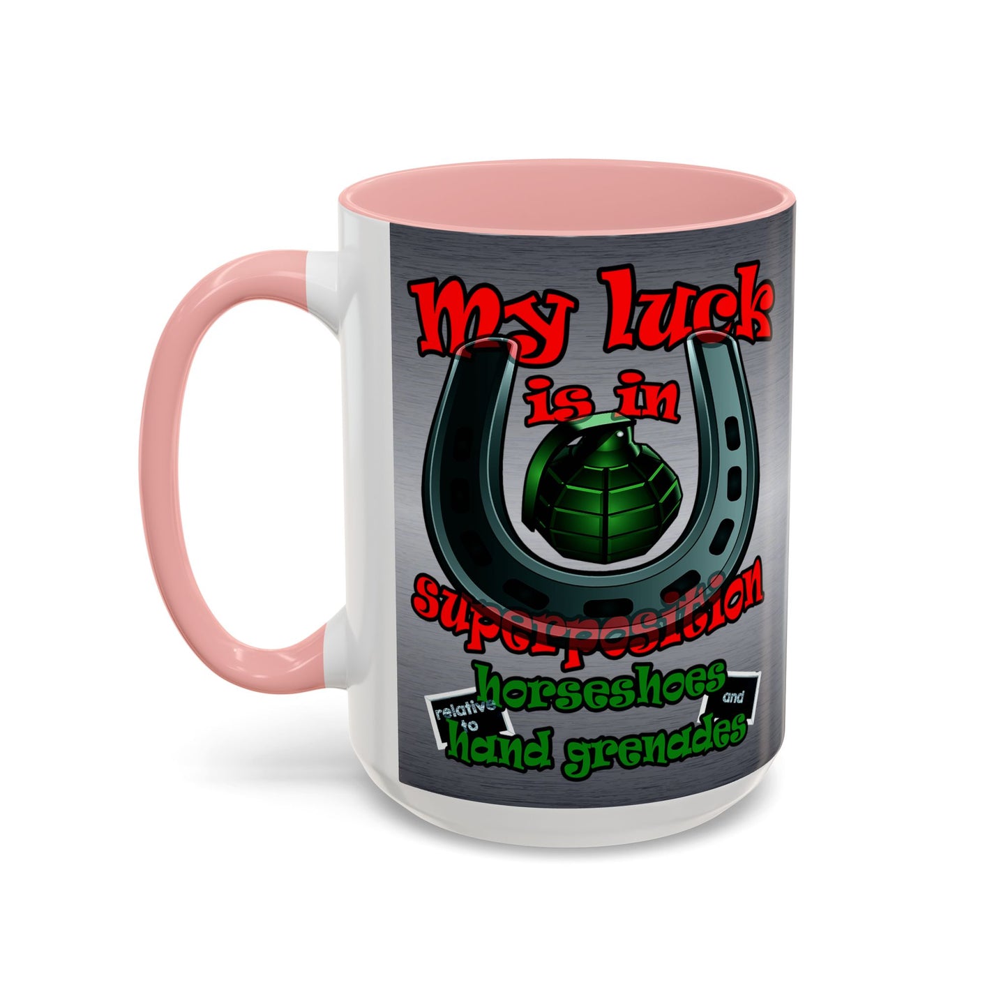 my luck - Accent Mug (brushed nickel)