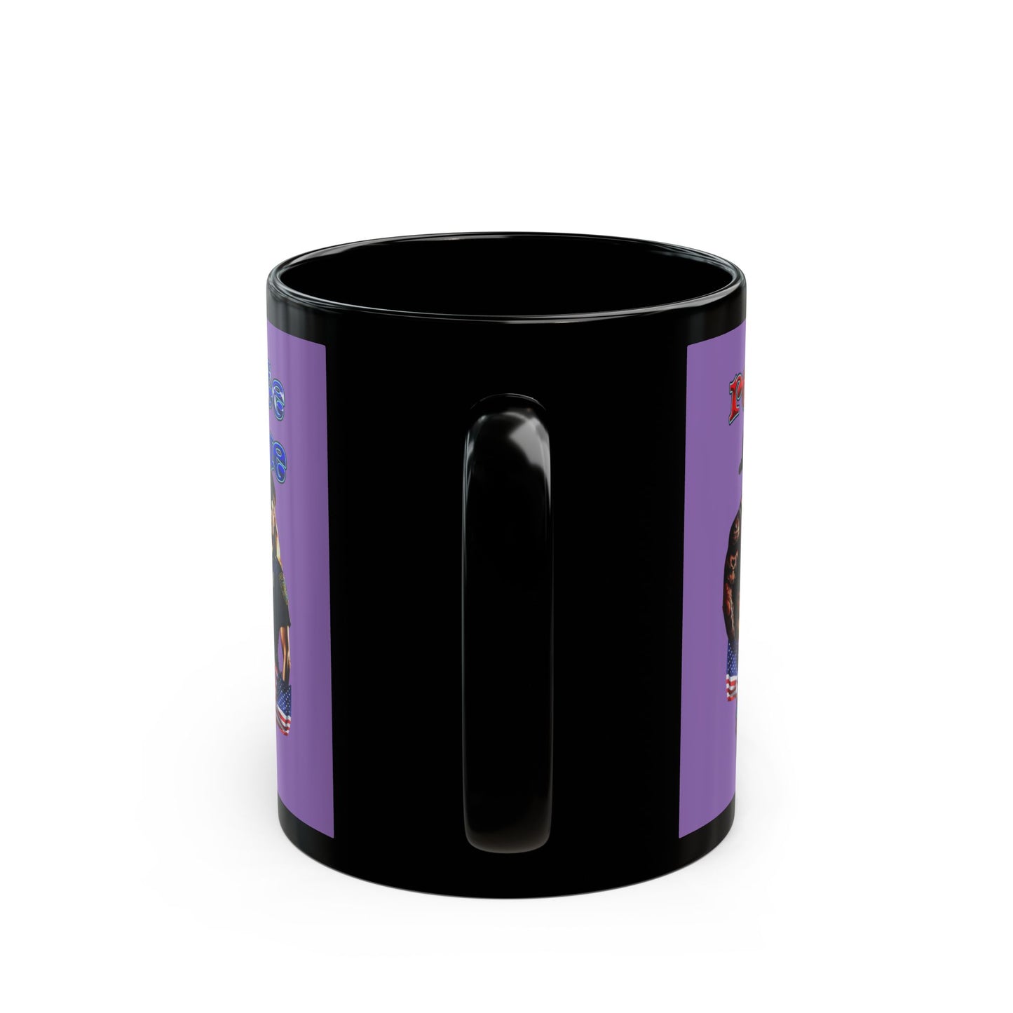 rw&b lives matter - Black Mug (light purple)