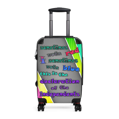 declaration of the independents - Suitcase (rainbow split)