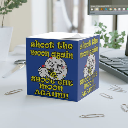 shoot the moon again - note cube (dark blue)
