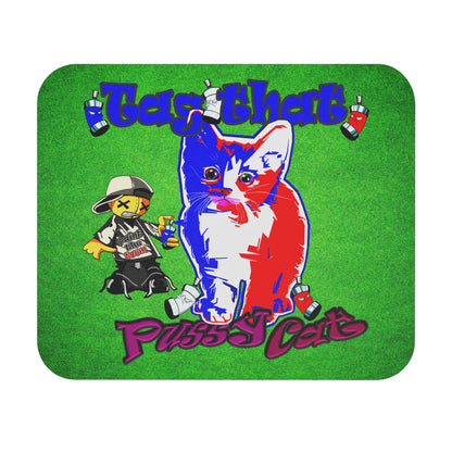 tag that - Mouse Pad (Rectangle) (green turf)
