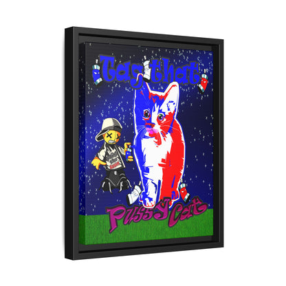 tag that - framed canvas art ('snoops' background)
