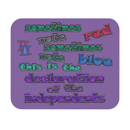 declaration of the independents - Mouse Pad (Rectangle) (light purple)