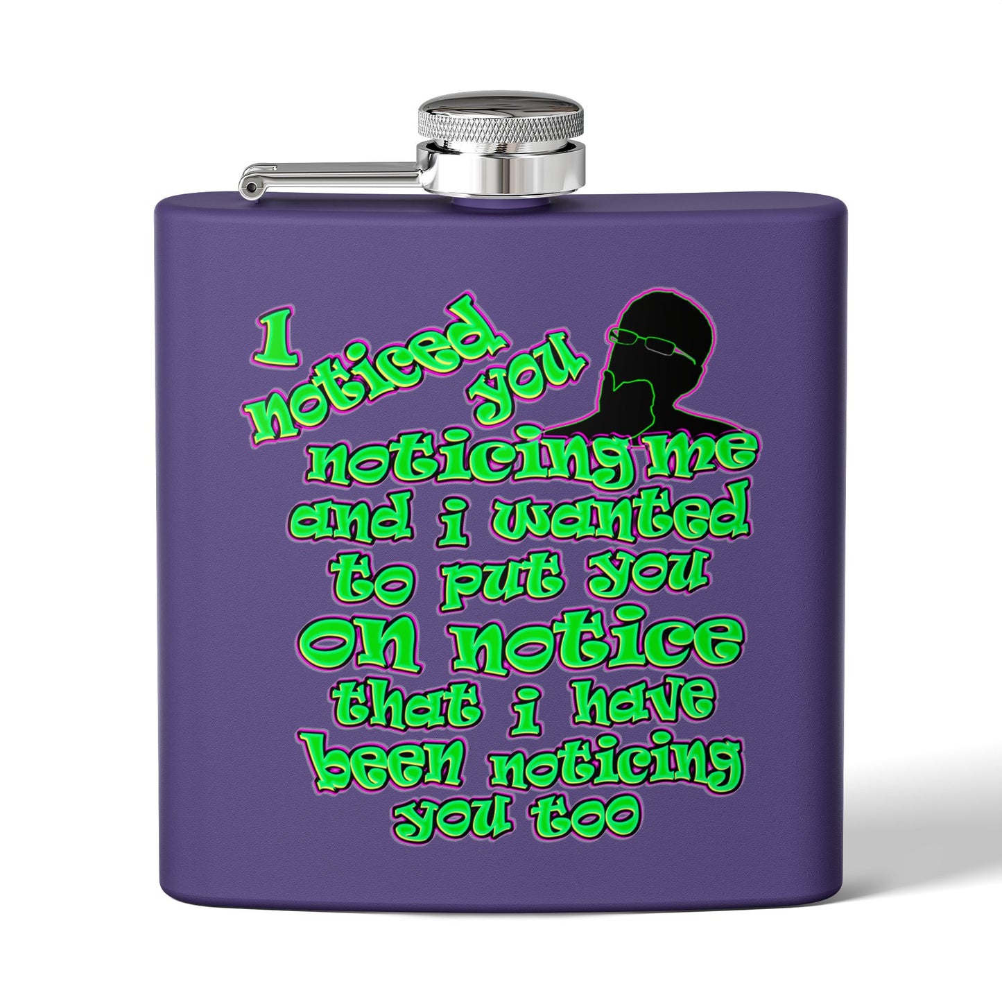 noticed you noticing - Stainless Steel Flask