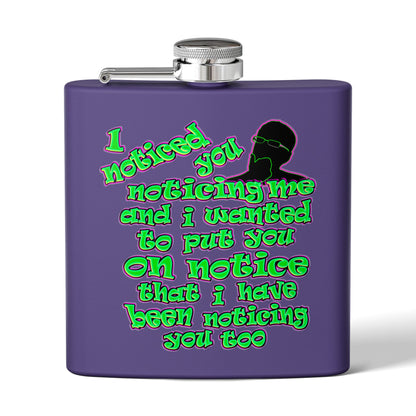 noticed you noticing - Stainless Steel Flask