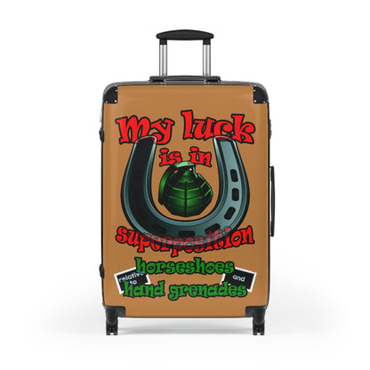 my luck - Suitcase (light brown)