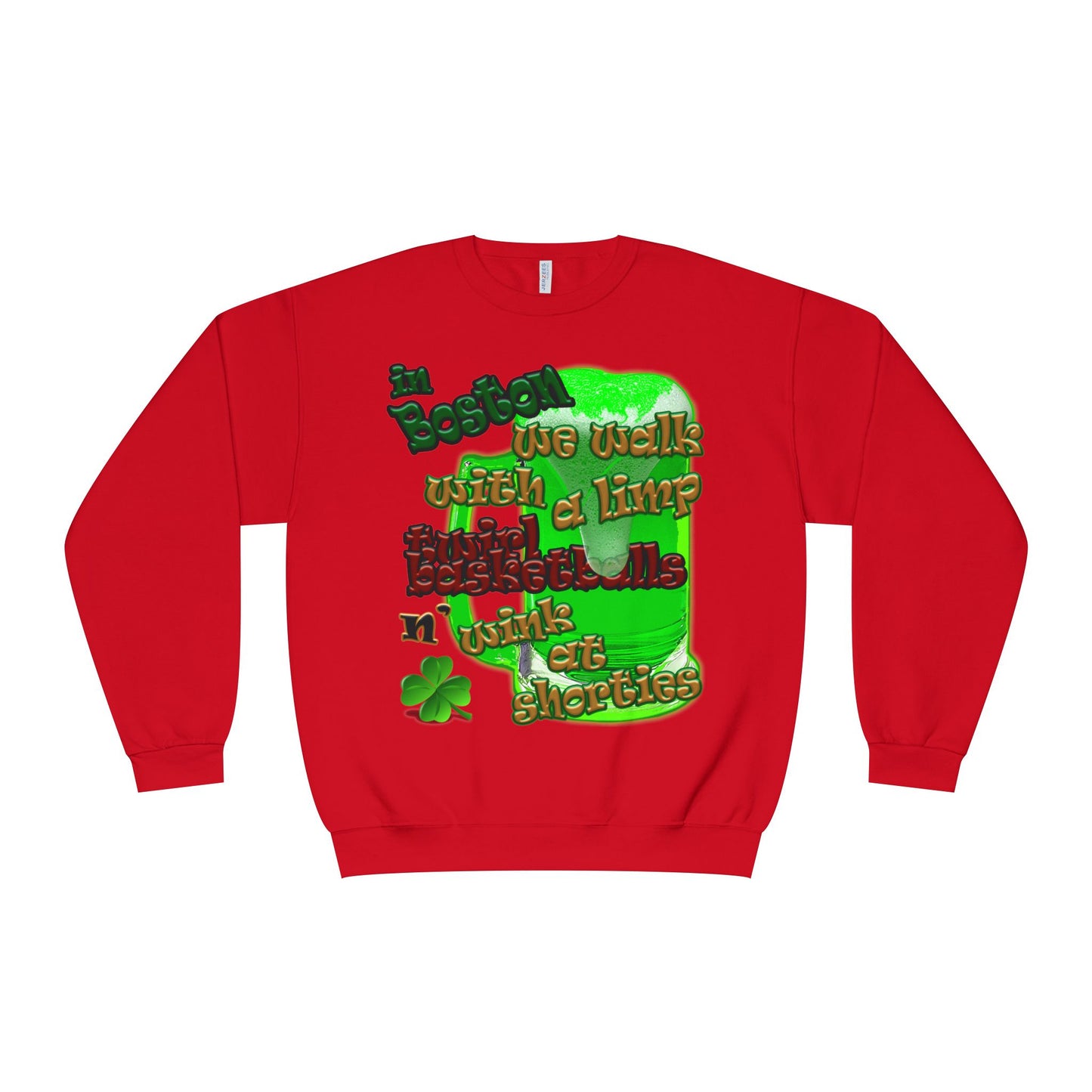 celtics logo - Unisex NuBlend® Crewneck Sweatshirt