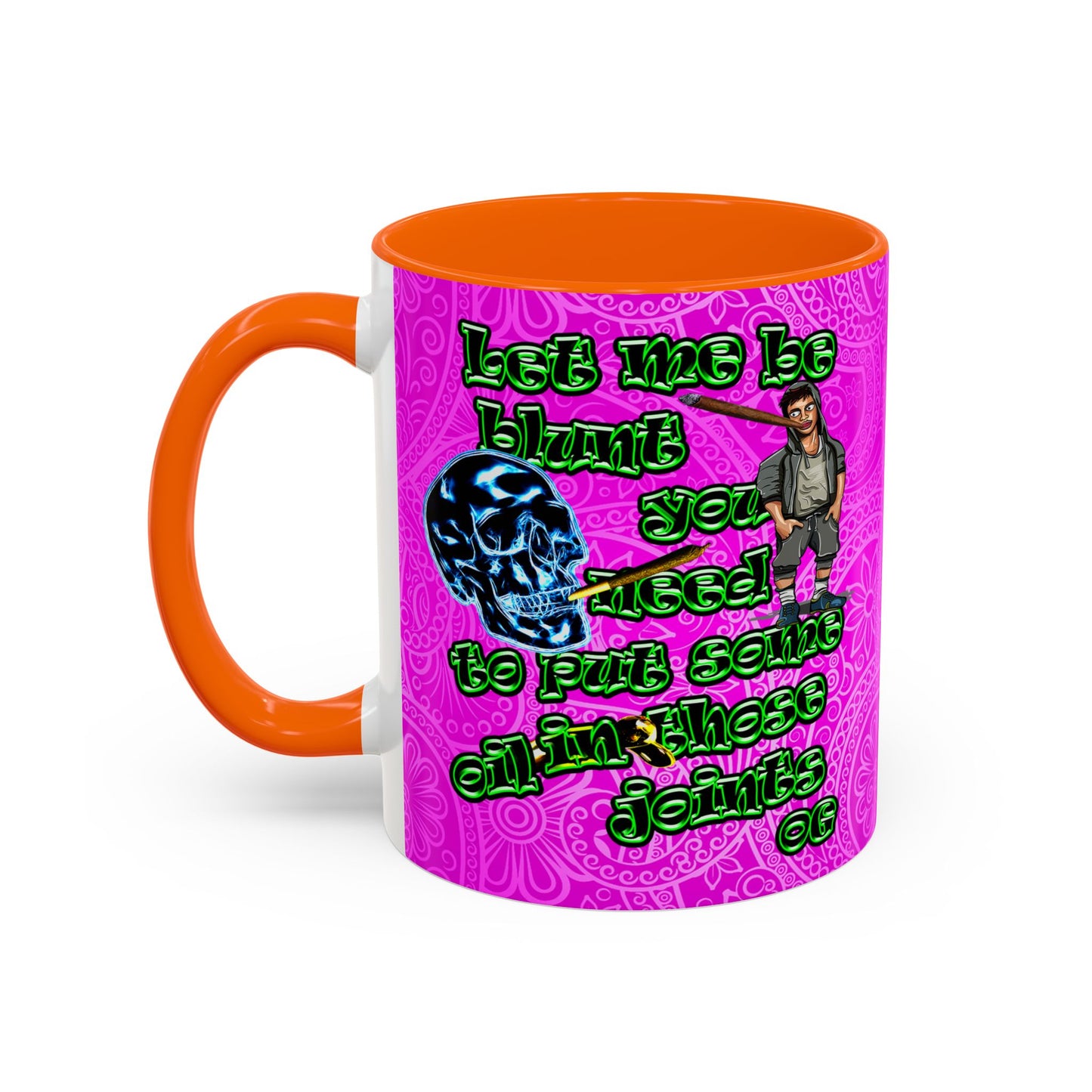 og - Accent Mug (pink swirl)