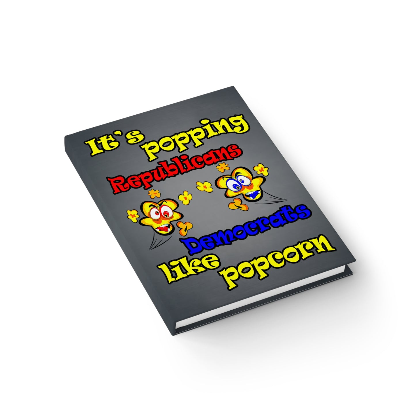popping like popcorn - journal-blank (grey-light grey)