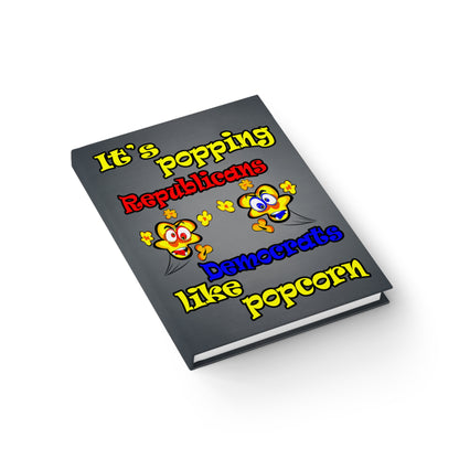 popping like popcorn - journal-blank (grey-light grey)