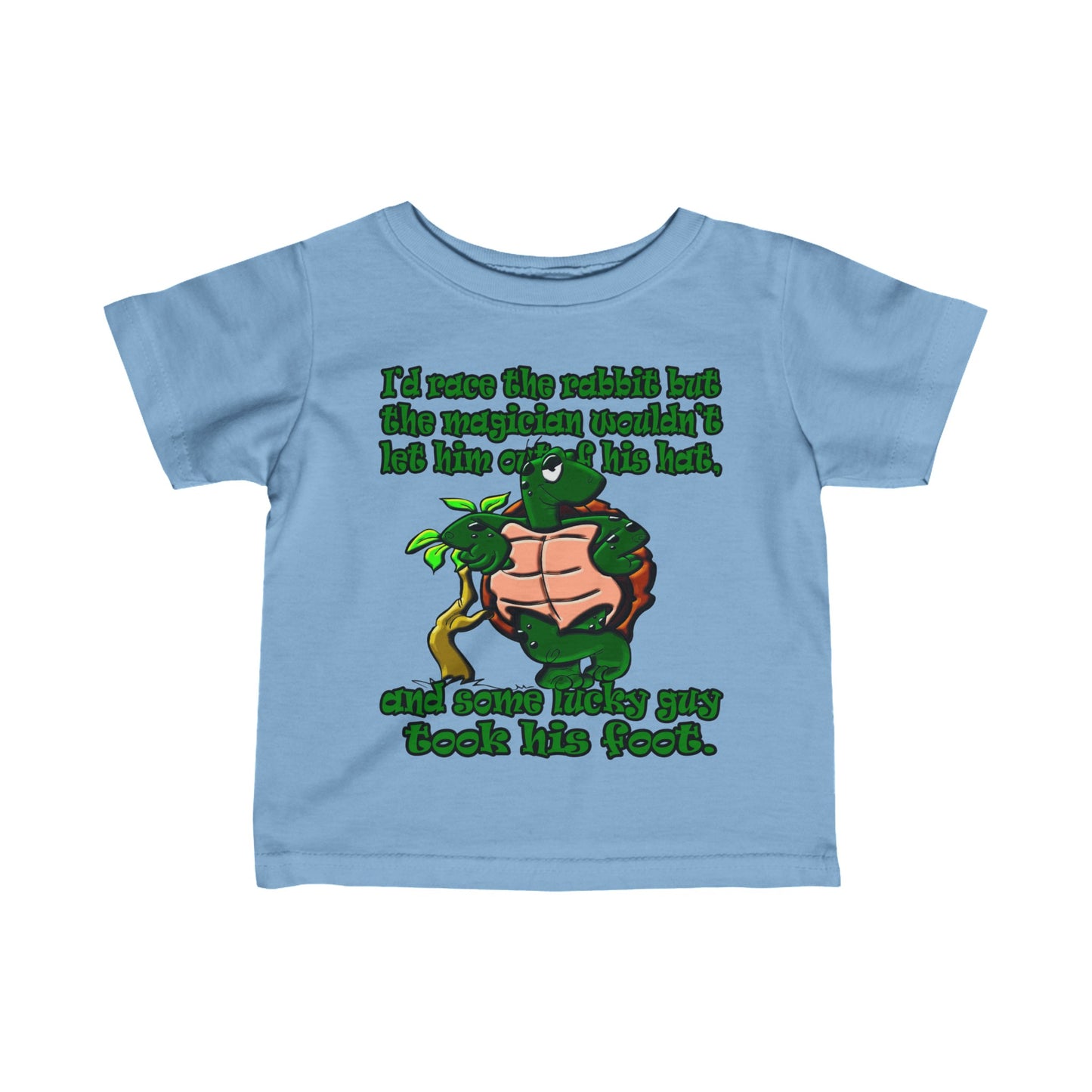 turtle race - Infant Fine Jersey Tee