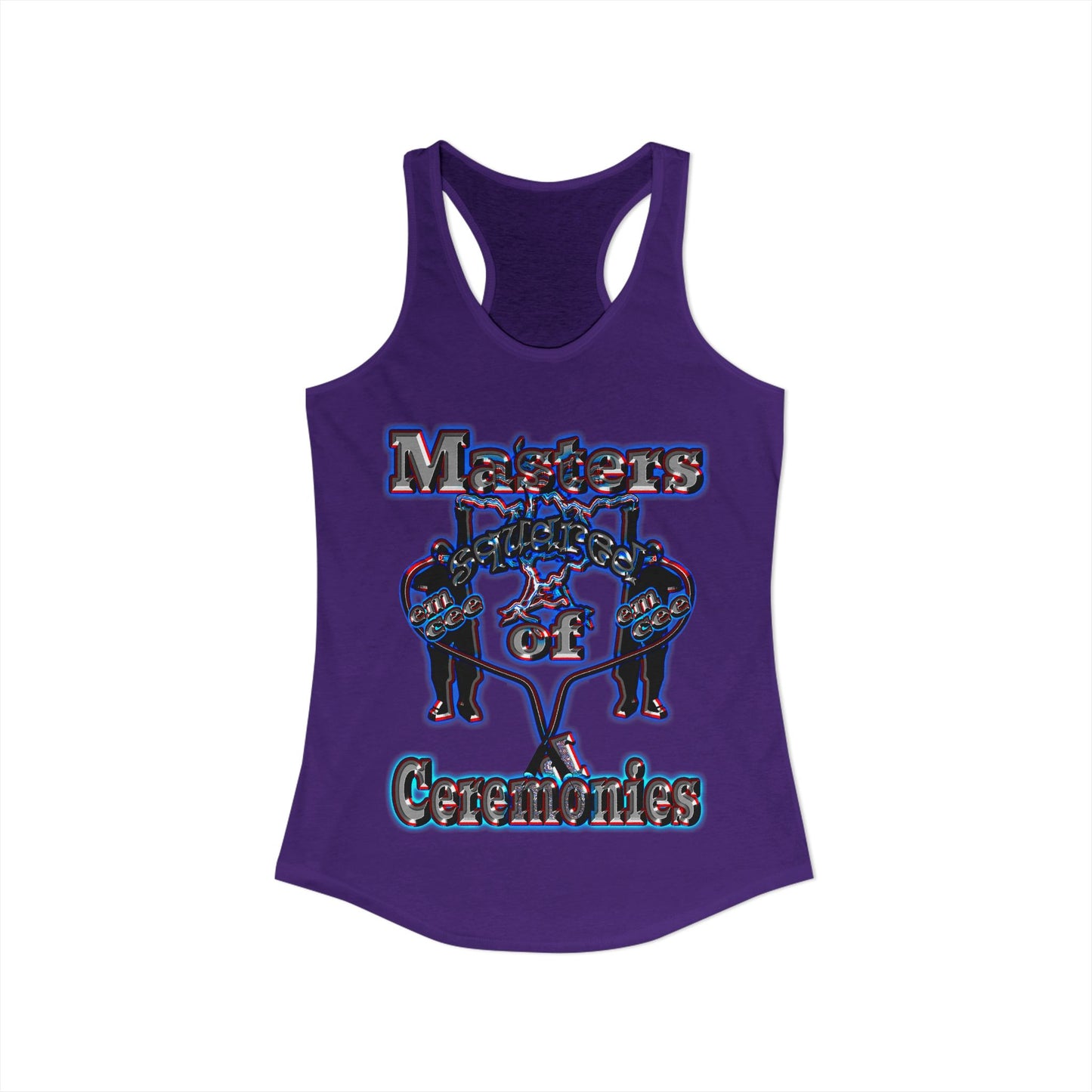 em cee squared - Women's Ideal Racerback Tank