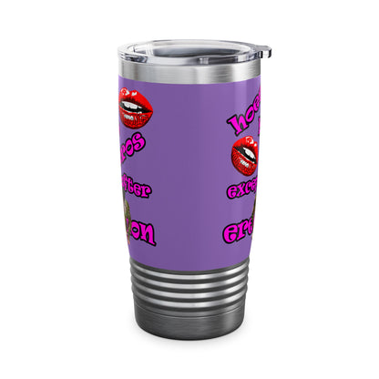 hoes b4 bros - Ringneck Tumbler, 20oz (light purple)