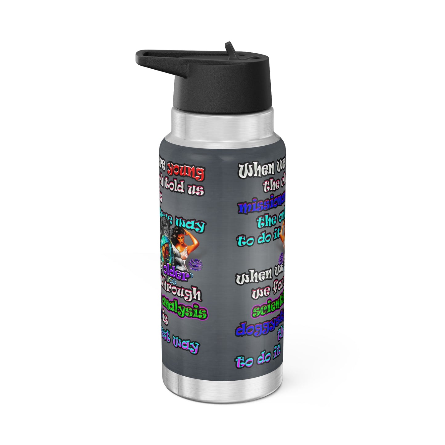 doggystyle - Gator Tumbler, 32oz  (grey-light grey)