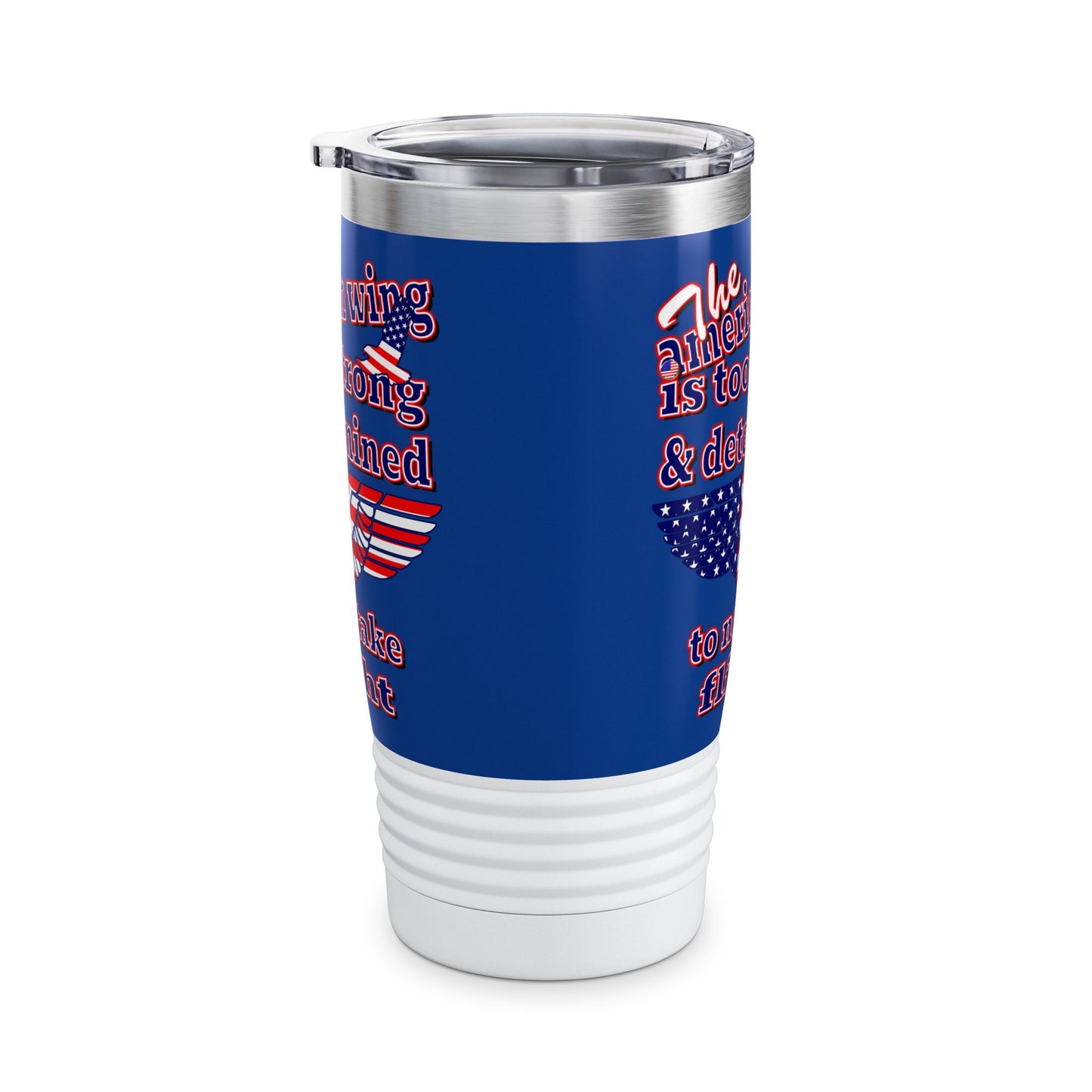 american wing - Ringneck Tumbler, 20oz (dark blue)