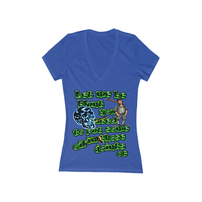 og - Women's Jersey Short Sleeve Deep V-Neck Tee