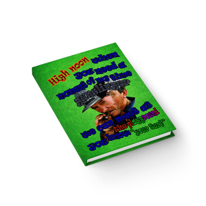 high noon - journal-lined (green turf)