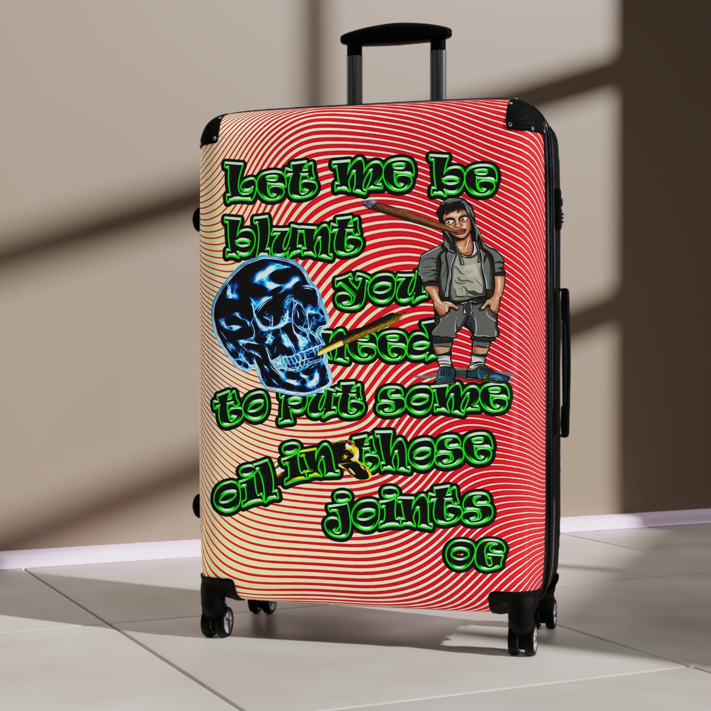 og - Suitcase (yellow-orange wave)