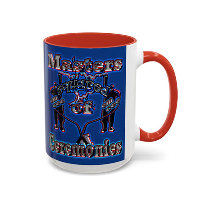 em cee squared - Accent Mug (dark blue)