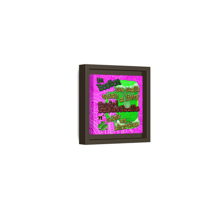 celtics logo - framed canvas art (pink swirl)