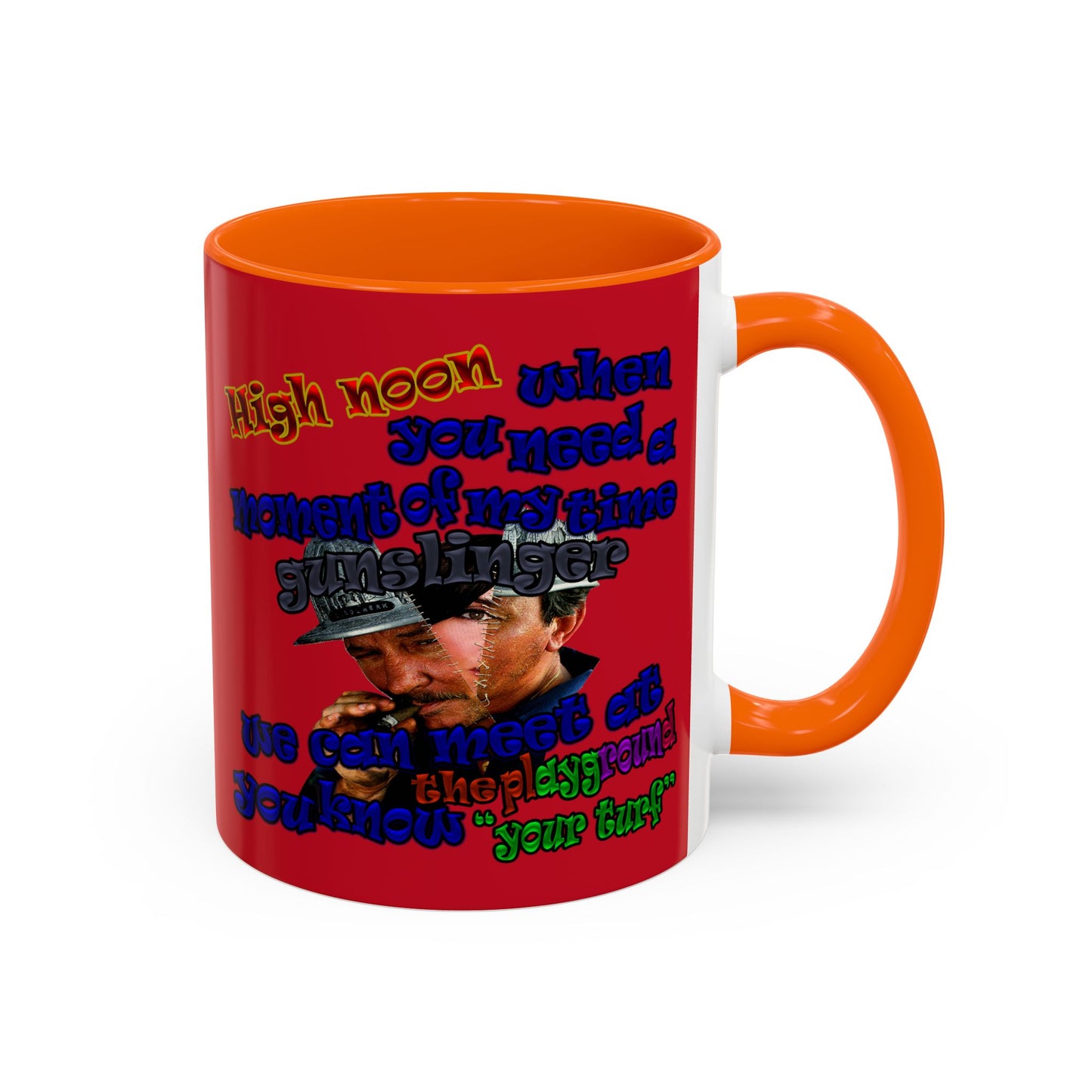 high noon - Accent Mug (dark red)