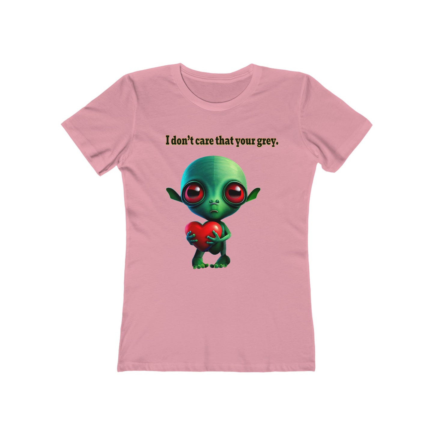 I don't care that your grey - Women's The Boyfriend Tee