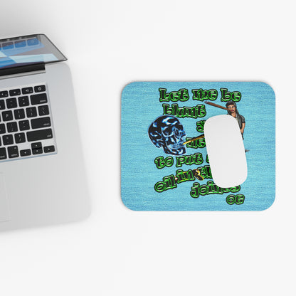 og - Mouse Pad (Rectangle) (faded blue)