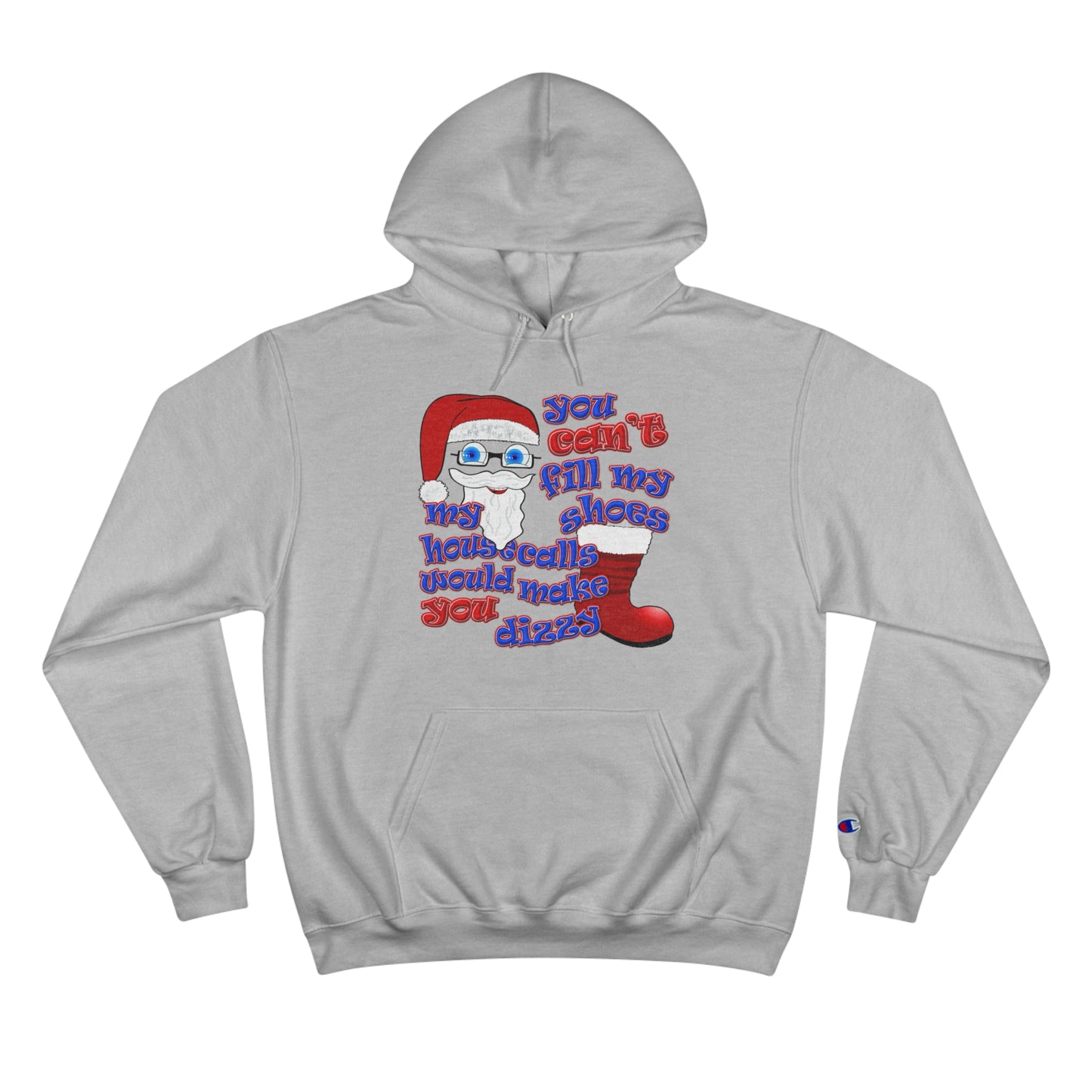 santa's shoes - Champion Hoodie