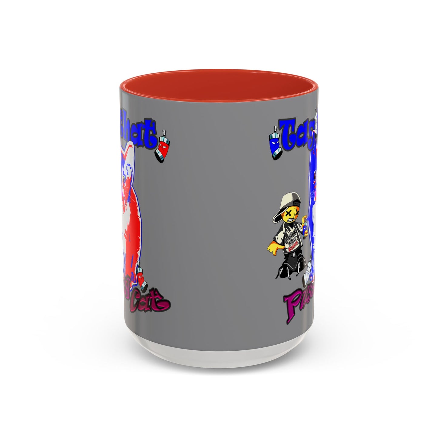 tag that - Accent Mug (grey)