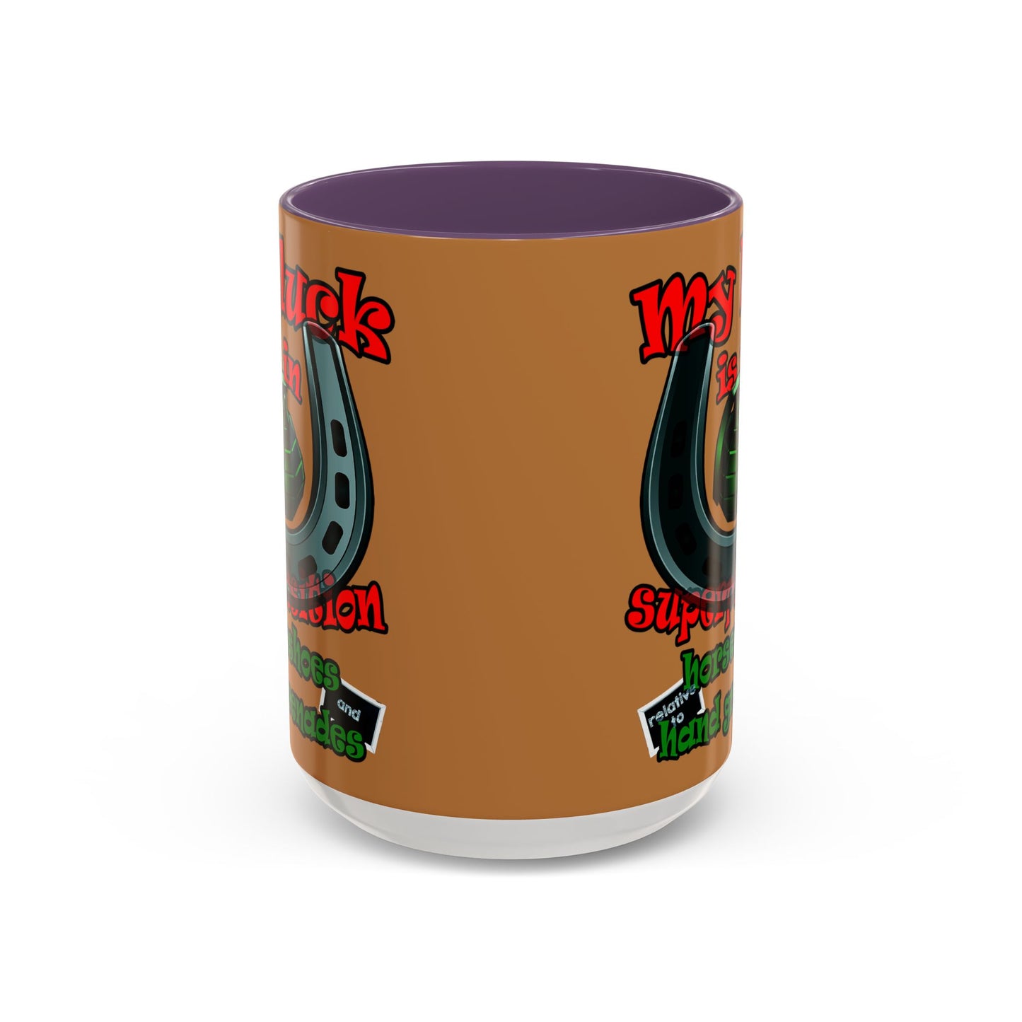 my luck - Accent Mug (light brown)