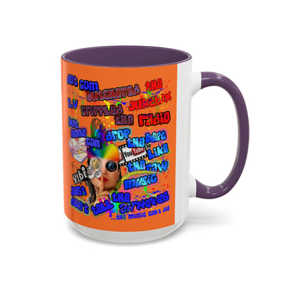 drop the beat - Accent Mug (crusta)