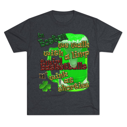 celtics logo - Unisex Tri-Blend Crew Tee