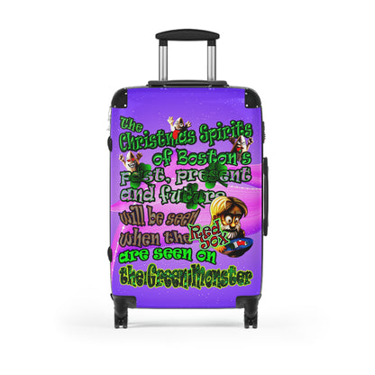 christmas spirits of boston - Suitcase (purple-pink wave)