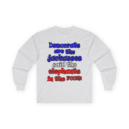 donkeys and elephants - Ultra Cotton Long Sleeve Tee