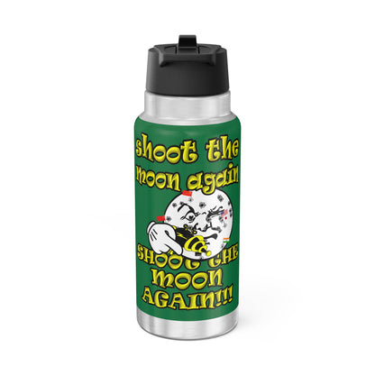 shoot the moon again - Gator Tumbler, 32oz (dark green)