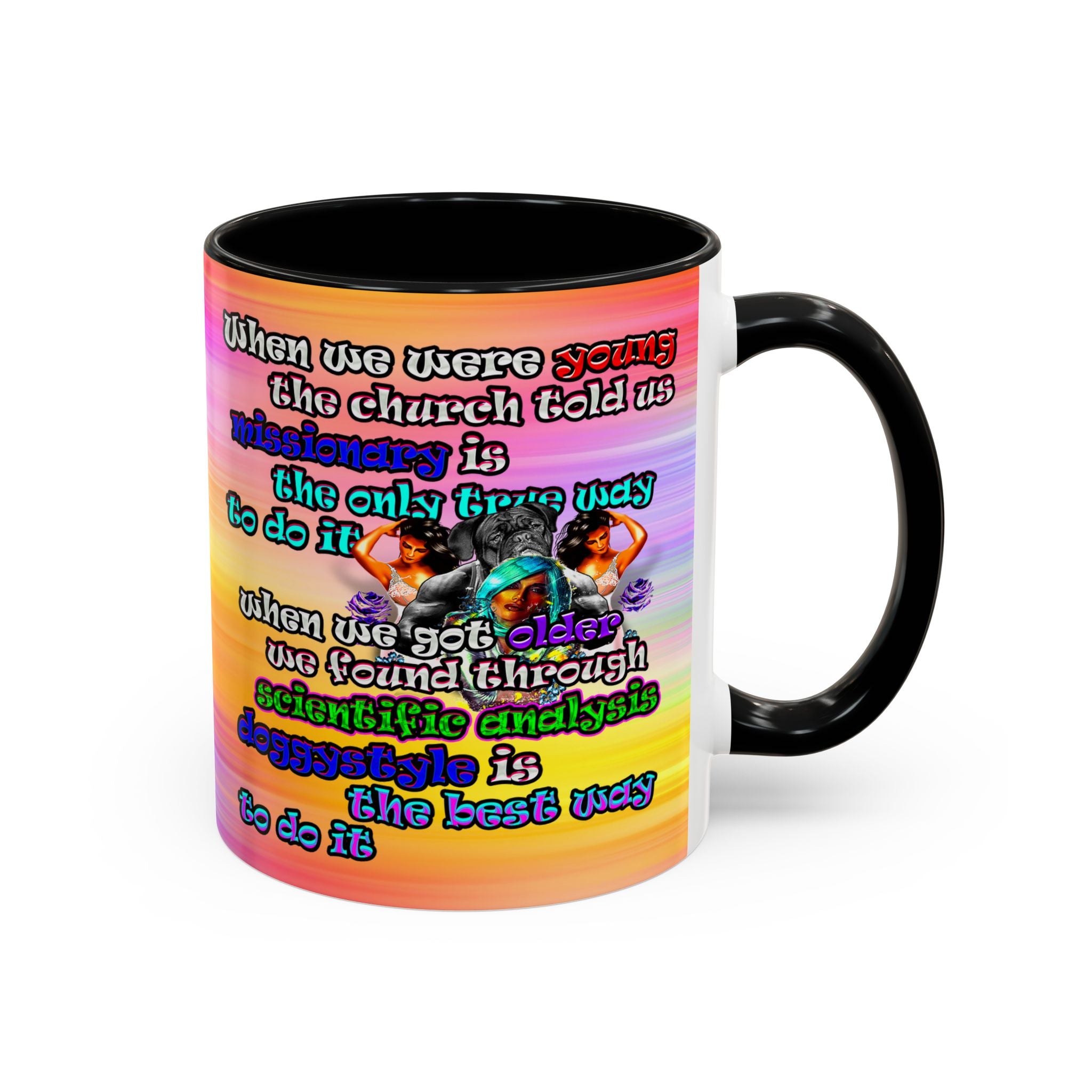 doggystyle - Accent Mug (color blur)