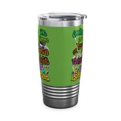 the bum's shit - Ringneck Tumbler, 20oz (green)