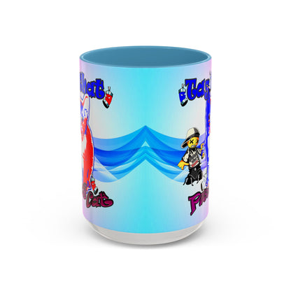 tag that - Accent Mug (light blue-pink wave)
