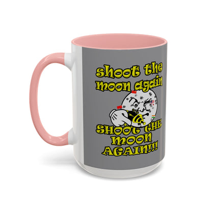 shoot the moon again - Accent Mug (grey)