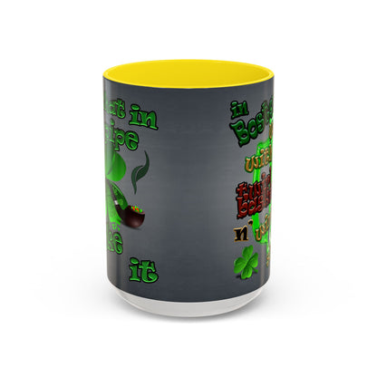 celtics logo - Accent Mug (grey-light grey)