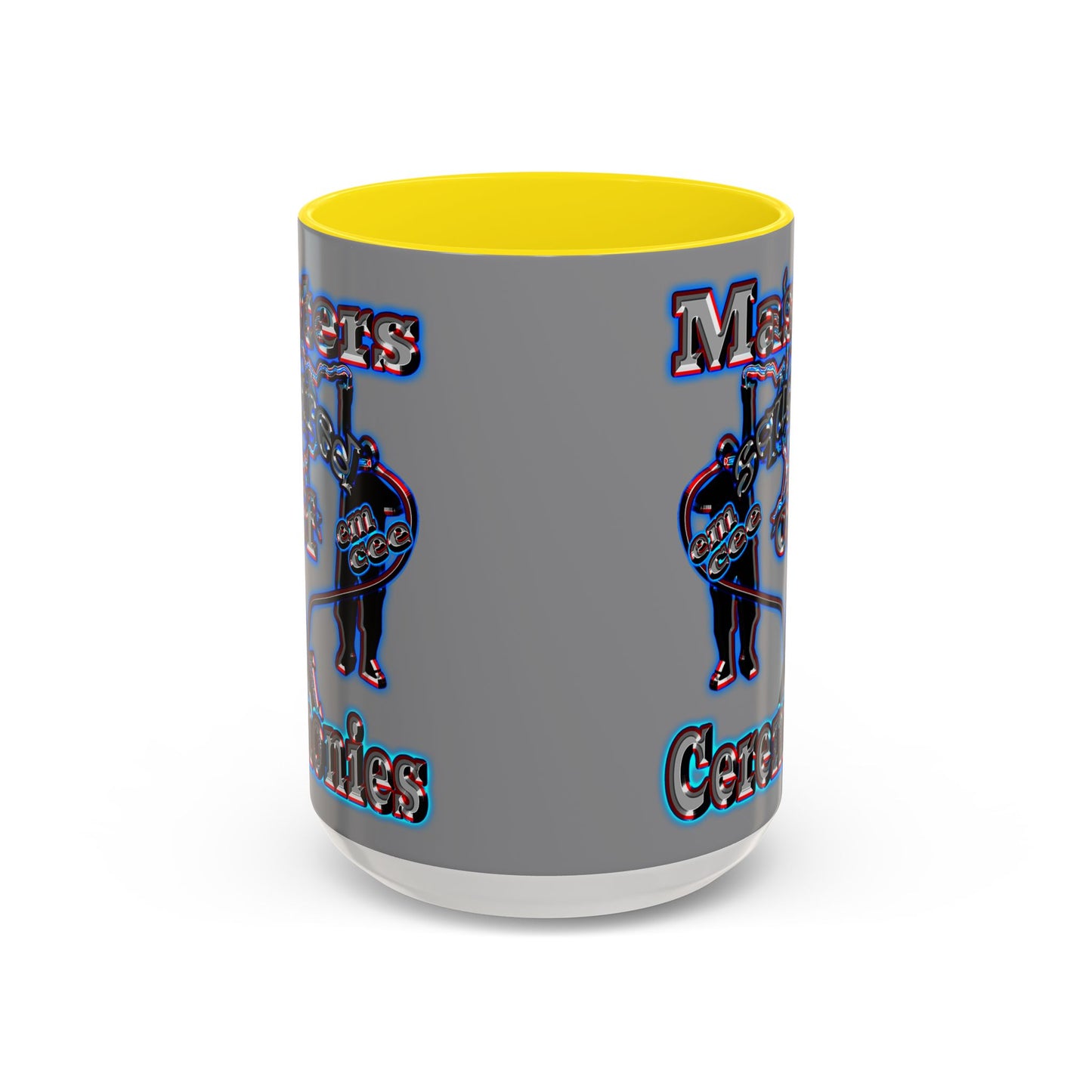 em cee squared - Accent Mug (grey)