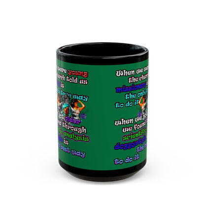 doggystyle - Black Mug (dark green)
