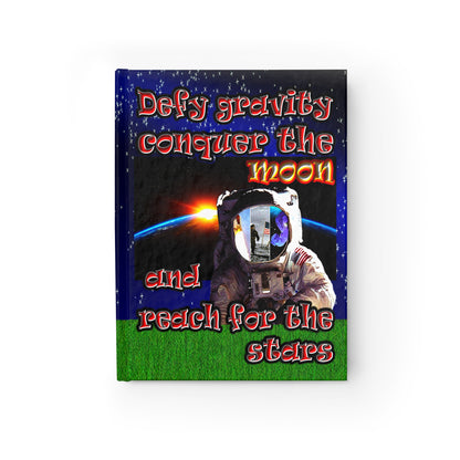 defy conquer reach - journal-blank ('snoops' background)