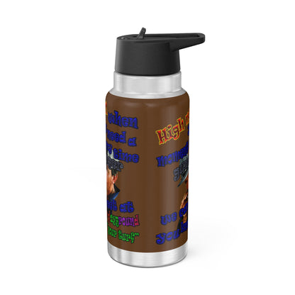 high noon - Gator Tumbler, 32oz (brown)