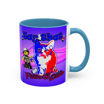 tag that - Accent Mug (purple-pink wave)
