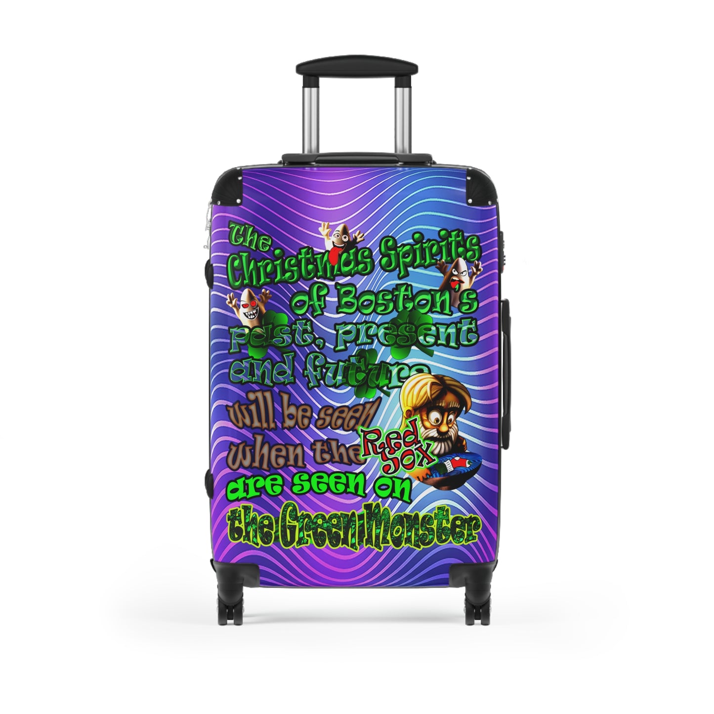 christmas spirits of boston - Suitcase (purple wave)