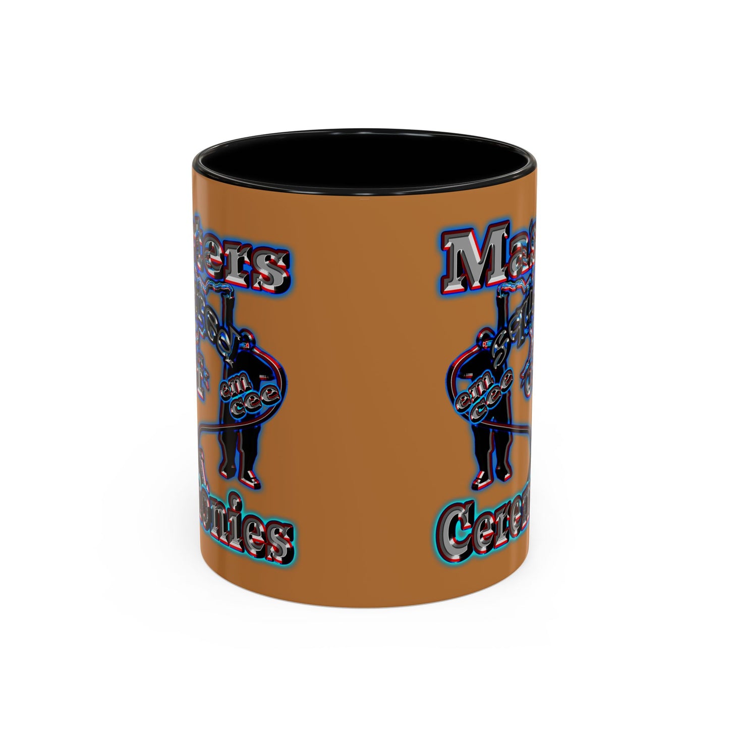 em cee squared - Accent Mug (light brown)