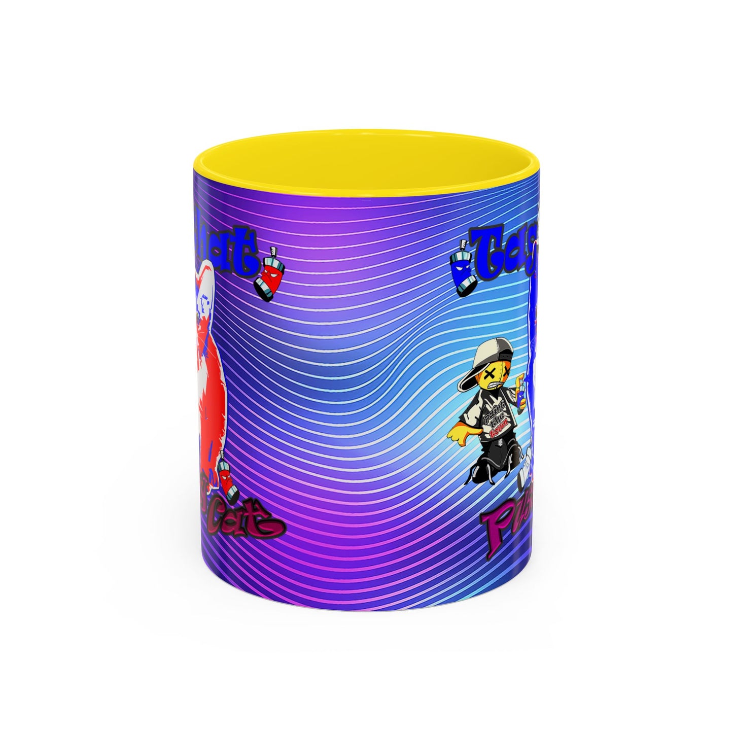 tag that - Accent Mug (purple wave)