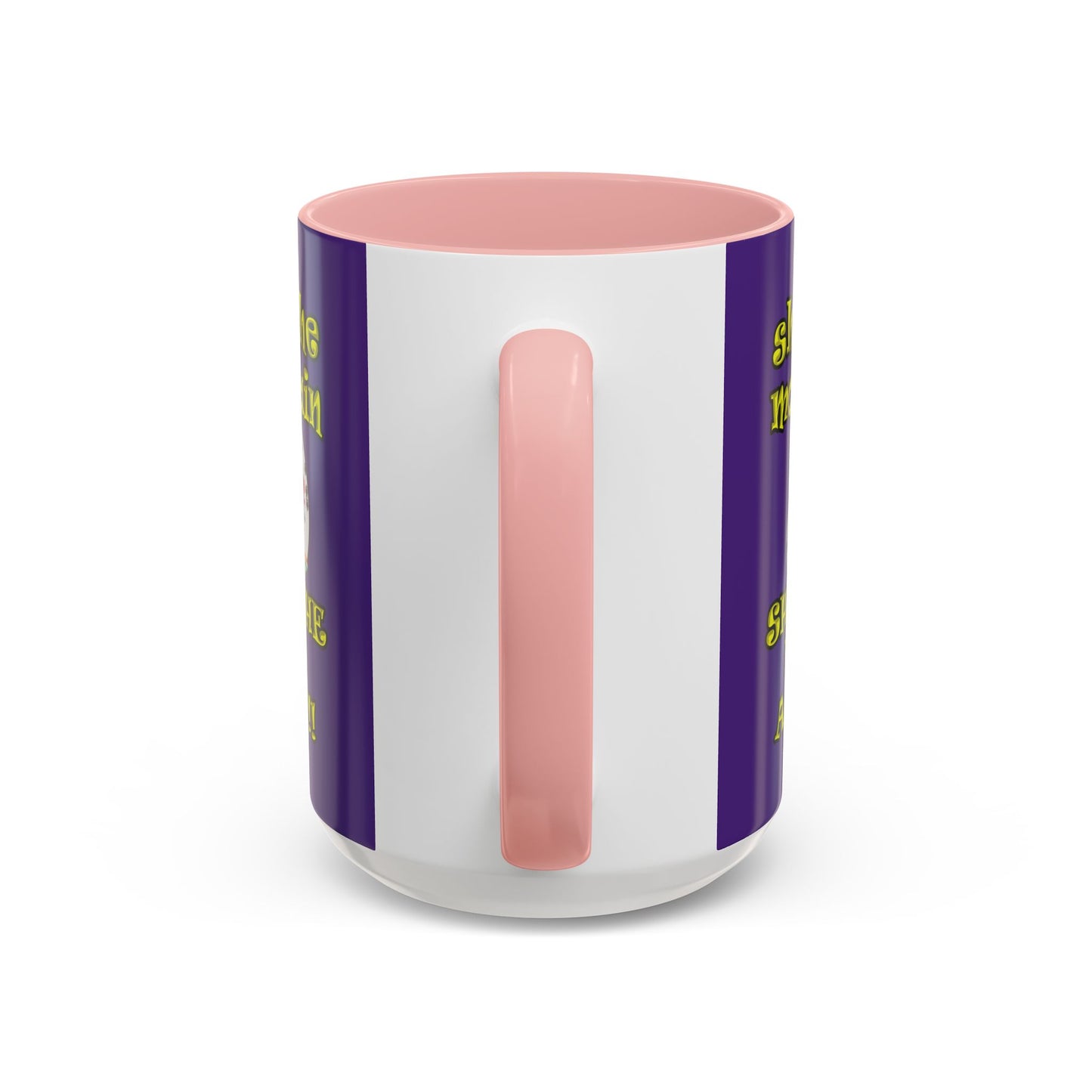 shoot the moon again - Accent Mug (purple)